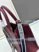 Replica Dior Y1265 Small Tote Shopping Bag Burgundy (6)_th.jpg